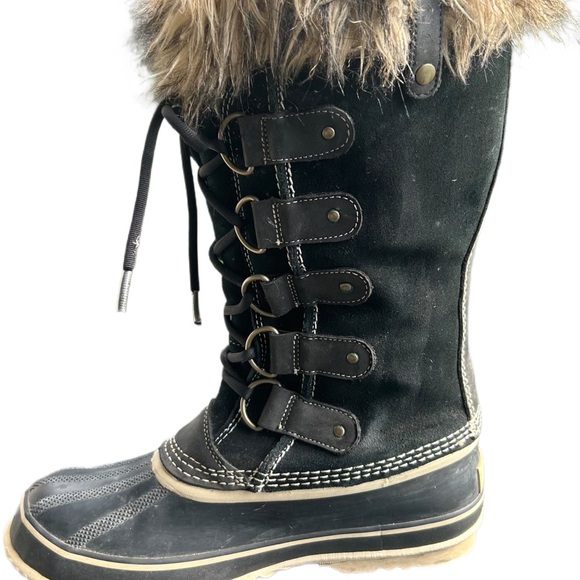 SOREL Winter snow boot Womens Faux Fur Joan of Artic Waterproof - Picture 2 of 8